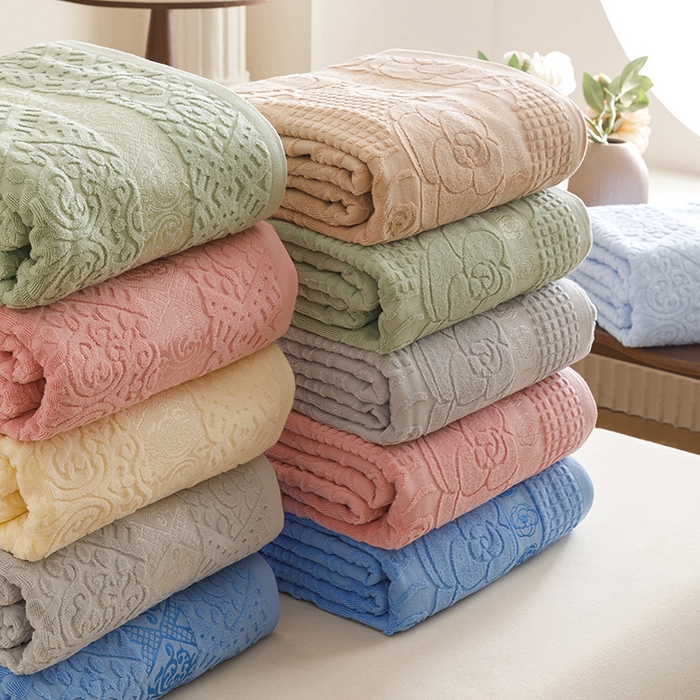 91家纺网 家纺一手货源 找家纺 悦然毛巾被 2026新款全棉老式毛巾被夏被空调毯 组合