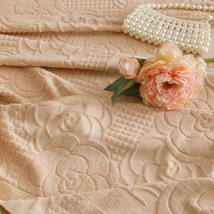 91家纺网 家纺一手货源 找家纺 悦然毛巾被 2026新款全棉老式毛巾被夏被空调毯 山茶旧梦咖啡