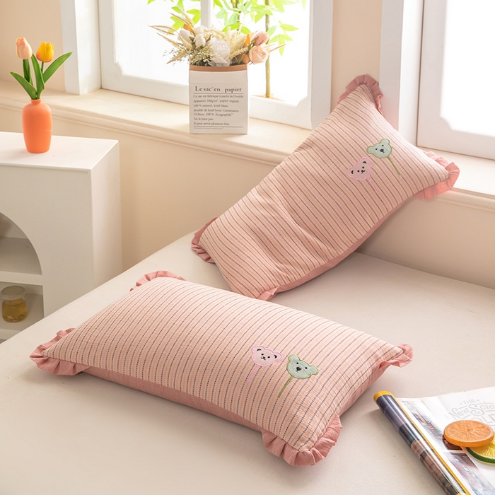 91家纺网 家纺一手货源 找家纺 （总）梦莱家纺 2026新款自然棉麻荞麦护颈枕枕头枕芯