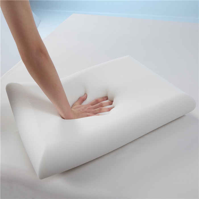 91家纺网 家纺一手货源 找家纺 （总）昕科 2025新款云感好睡记忆棉-油光布记忆棉枕芯慢回弹记忆棉枕头