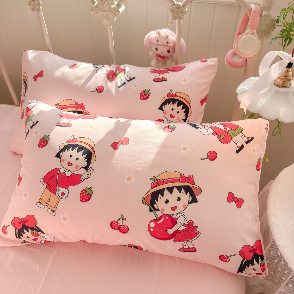 91家纺网 家纺一手货源 找家纺 卡斯诺家纺馆 2026新款卡通水洗云朵棉四件套下载文件包含买家秀 草莓女孩