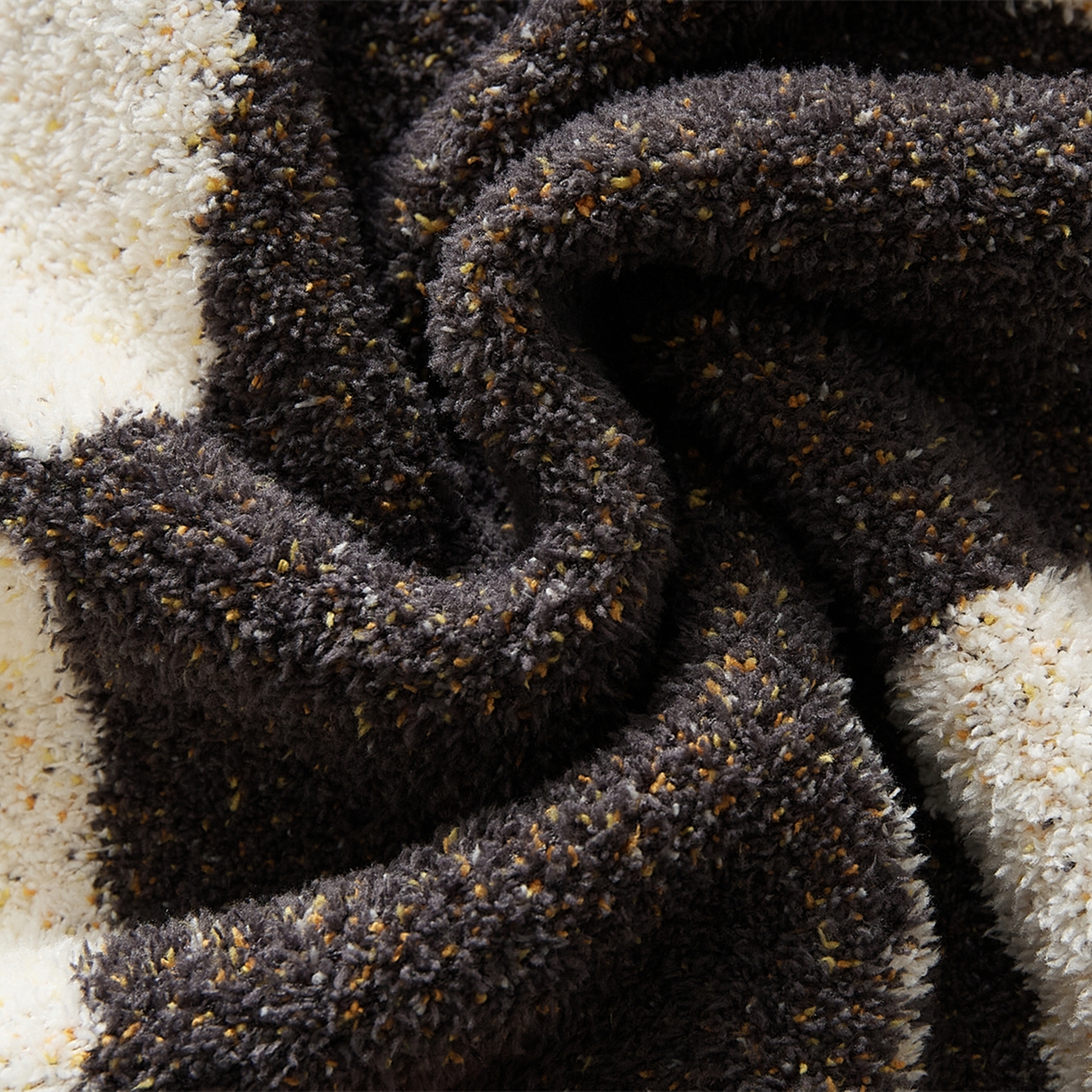 91家纺网 家纺一手货源 找家纺 （总）暖绵绵家纺 2026新款半边绒小马针织毯-星澄（本款券后/折后零售价不得低于173元）