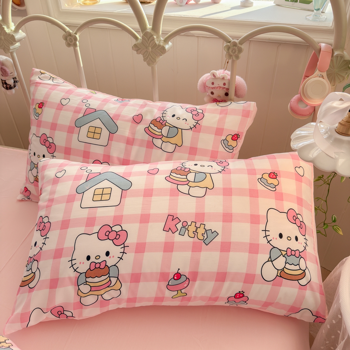 91家纺网 家纺一手货源 找家纺 卡斯诺家纺馆 2026新款卡通水洗云朵棉四件套下载文件包含买家秀 甜梦小喵