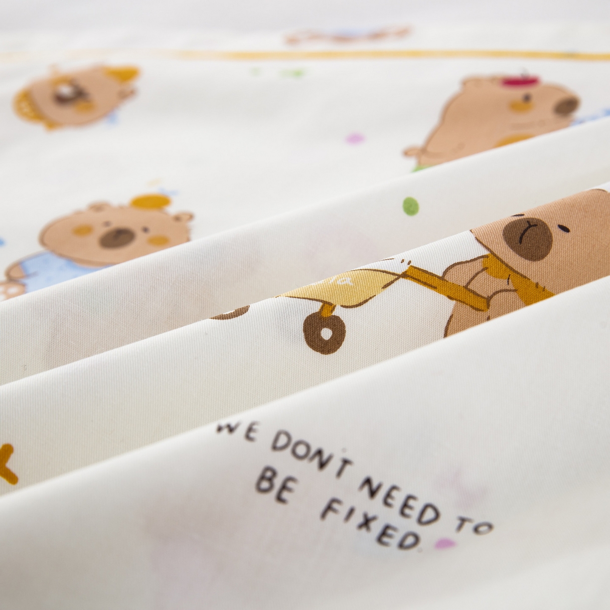 91家纺网 家纺一手货源 找家纺 乐秀家纺 2026新款卡通全棉枕套儿童幼儿园枕头开心卡皮巴拉