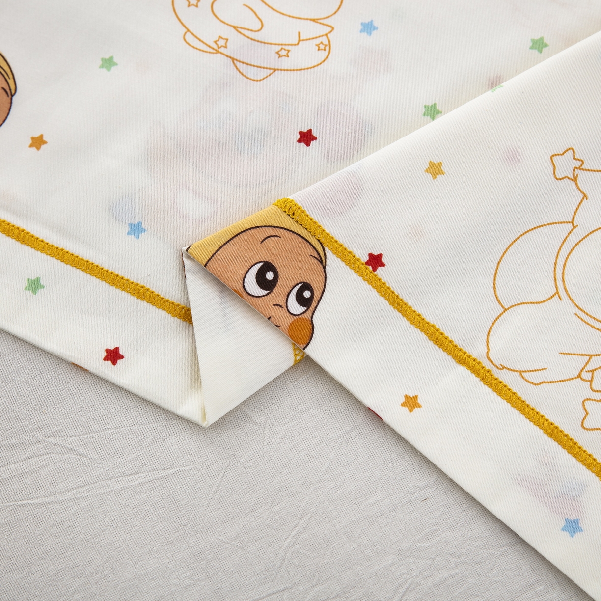 91家纺网 家纺一手货源 找家纺 乐秀家纺 2026新款卡通全棉枕套儿童幼儿园枕头星梦人