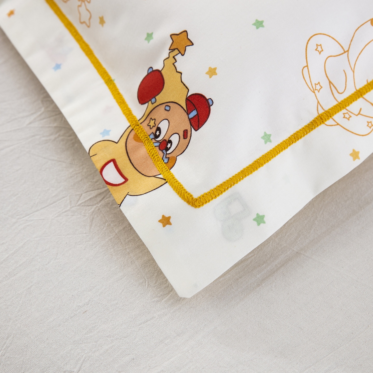 91家纺网 家纺一手货源 找家纺 乐秀家纺 2026新款卡通全棉枕套儿童幼儿园枕头星梦人