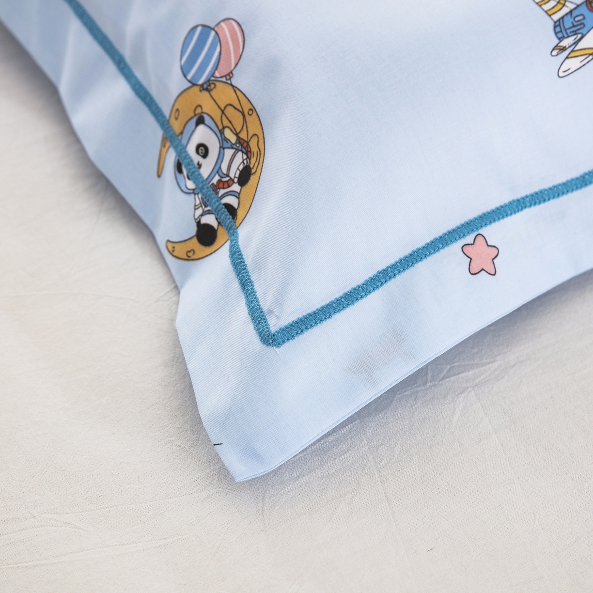 91家纺网 家纺一手货源 找家纺 乐秀家纺 2026新款卡通全棉枕套儿童幼儿园枕头熊猫太空人