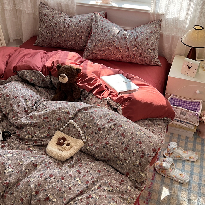 91家纺网 家纺一手货源 找家纺 （总）优尚佳生活馆 【提供买家秀】2026新款加厚水洗仿棉A类印花四件套