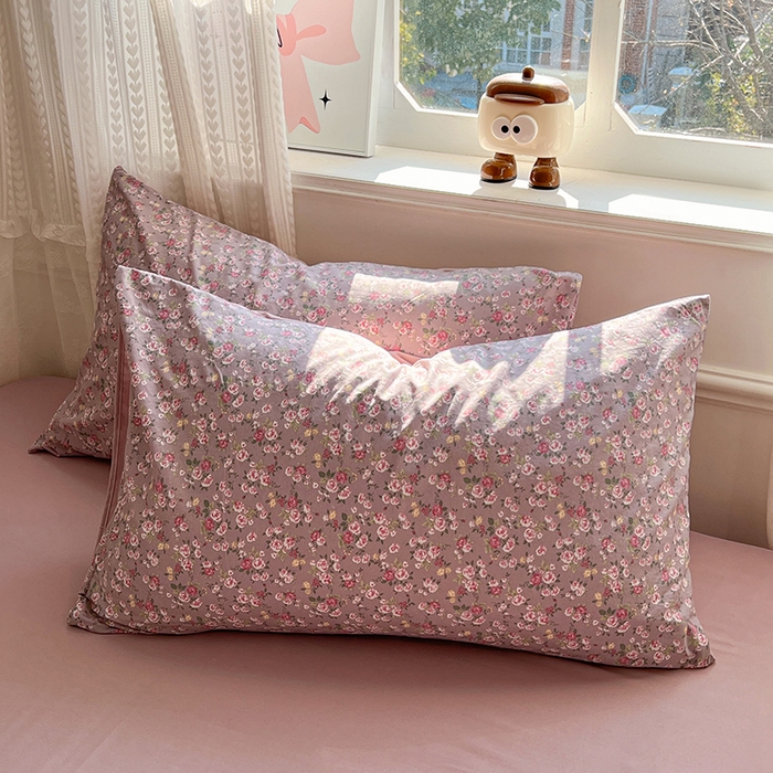 91家纺网 家纺一手货源 找家纺 优佳优品 【提供买家秀】2026新款加厚水洗仿棉A类印花四件套 旧枕玫香