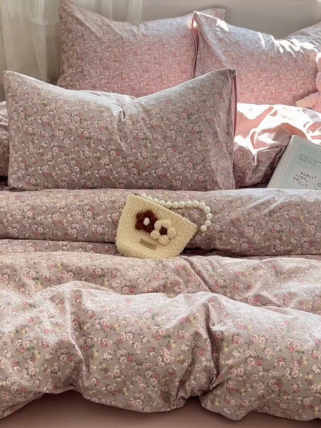 91家纺网 家纺一手货源 找家纺 优佳优品 【提供买家秀】2026新款加厚水洗仿棉A类印花四件套 旧枕玫香