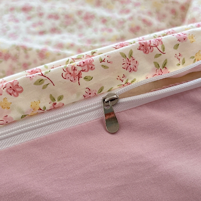 91家纺网 家纺一手货源 找家纺 优尚佳生活馆 【提供买家秀】2026新款加厚水洗仿棉A类印花四件套 樱洛花眠