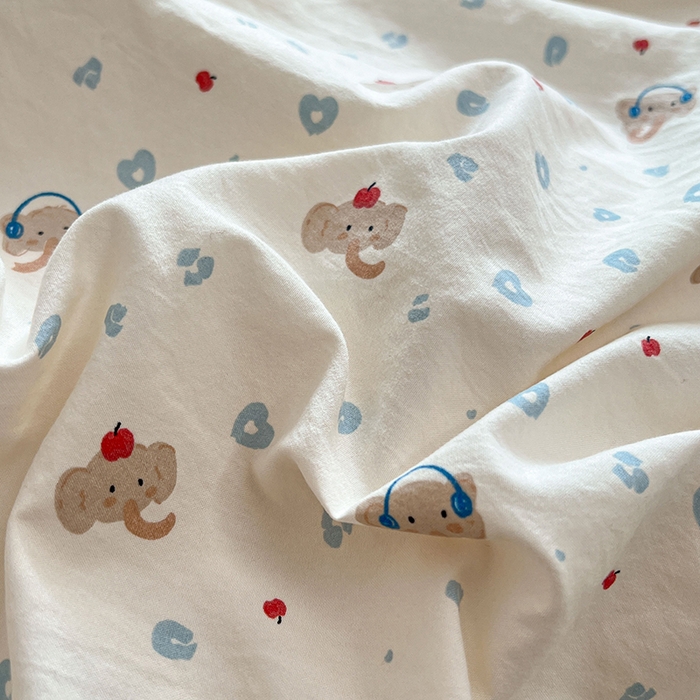 91家纺网 家纺一手货源 找家纺 优佳优品 【提供买家秀】2026新款加厚水洗仿棉A类印花四件套 蓝心象语