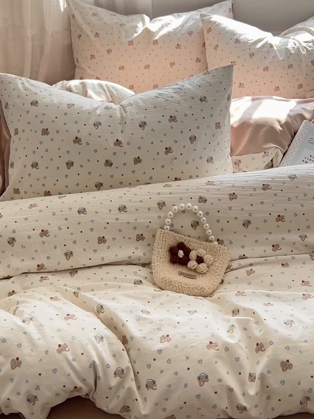 91家纺网 家纺一手货源 找家纺 优佳优品 【提供买家秀】2026新款加厚水洗仿棉A类印花四件套 蓝心象语