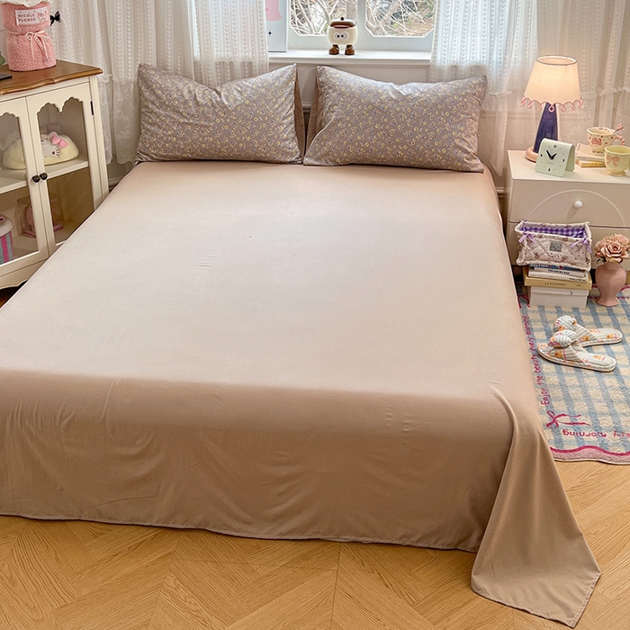 91家纺网 家纺一手货源 找家纺 优佳优品 【提供买家秀】2026新款加厚水洗仿棉A类印花四件套 烟影花踪