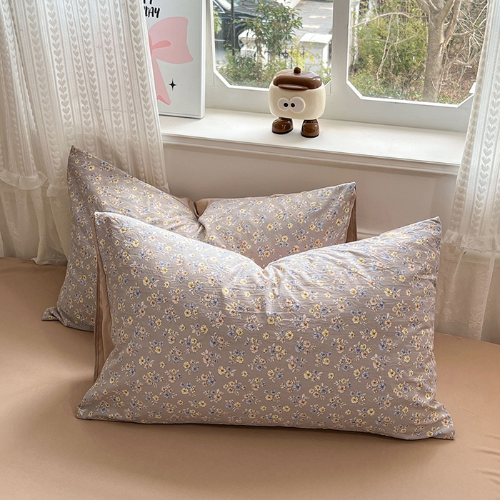 91家纺网 家纺一手货源 找家纺 优佳优品 【提供买家秀】2026新款加厚水洗仿棉A类印花四件套 烟影花踪