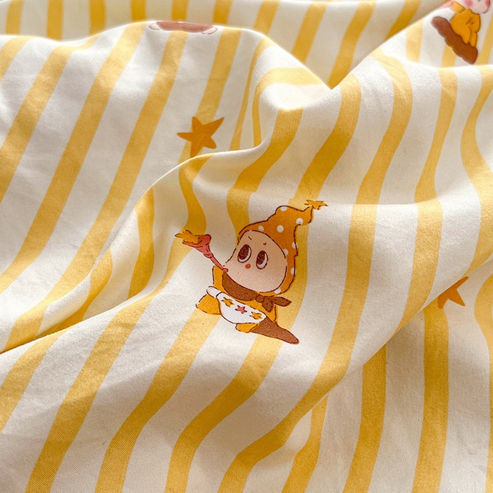 91家纺网 家纺一手货源 找家纺 优佳优品 【提供买家秀】2026新款加厚水洗仿棉A类印花四件套 星仔派对