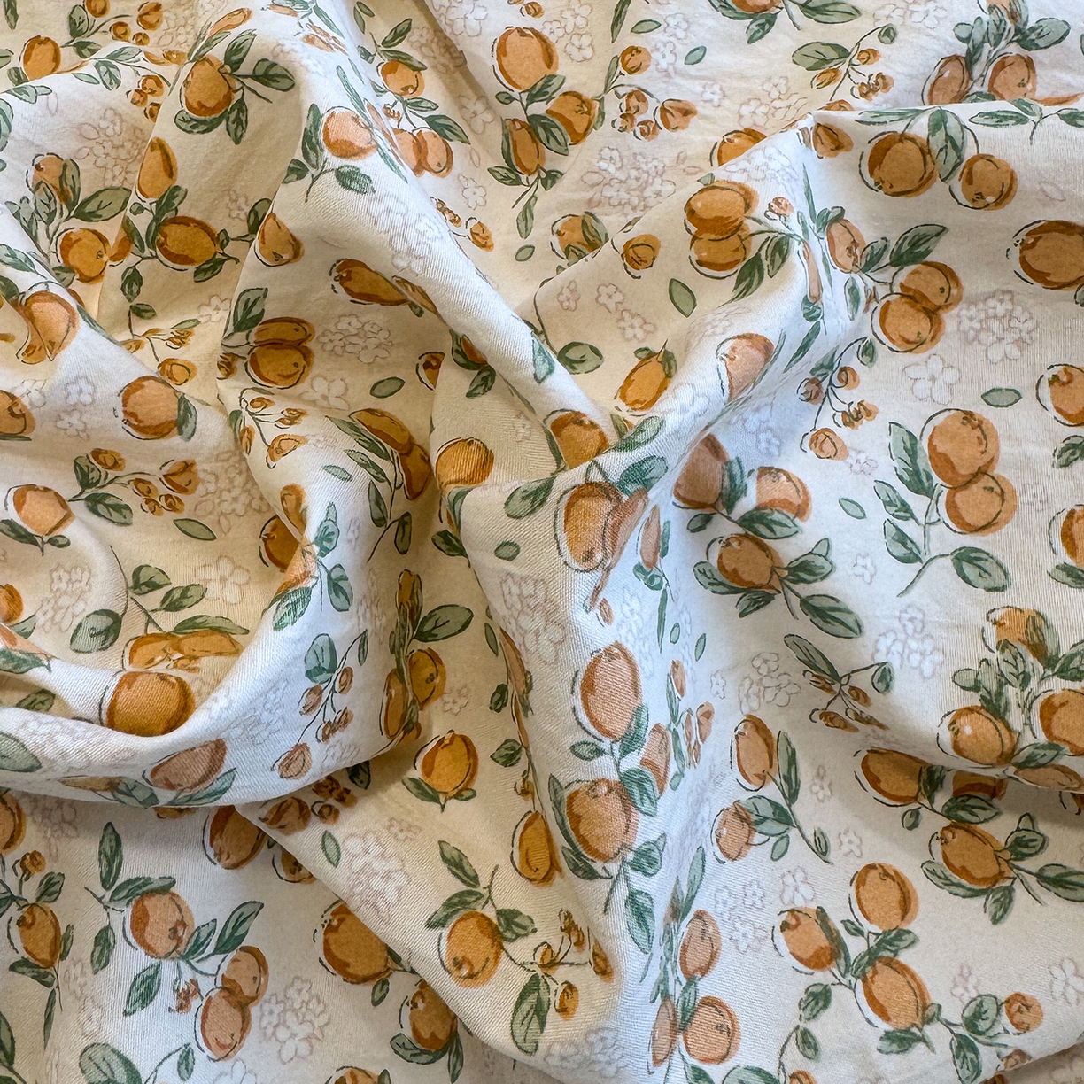 91家纺网 家纺一手货源 找家纺 赫梵茜 2026新款韩系古法韩国水洗棉仿棉云感棉大布袋法式浪漫大花边床盖四件套 春华秋实