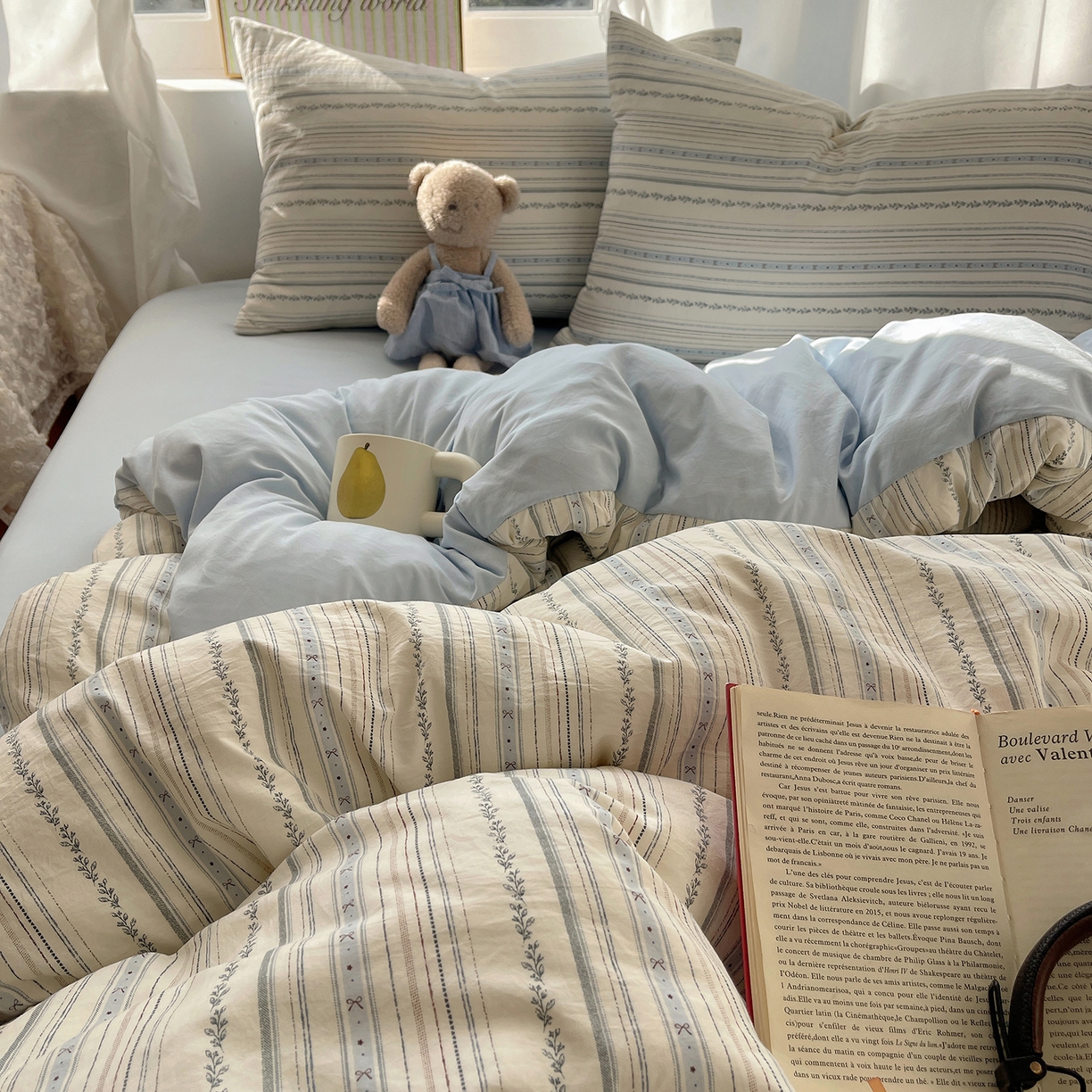 91家纺网 家纺一手货源 找家纺 （总）初夏家纺 2026 简约纯色A类水洗棉四件套床上用品素色百搭床单三件套宿舍---【提供买家秀】