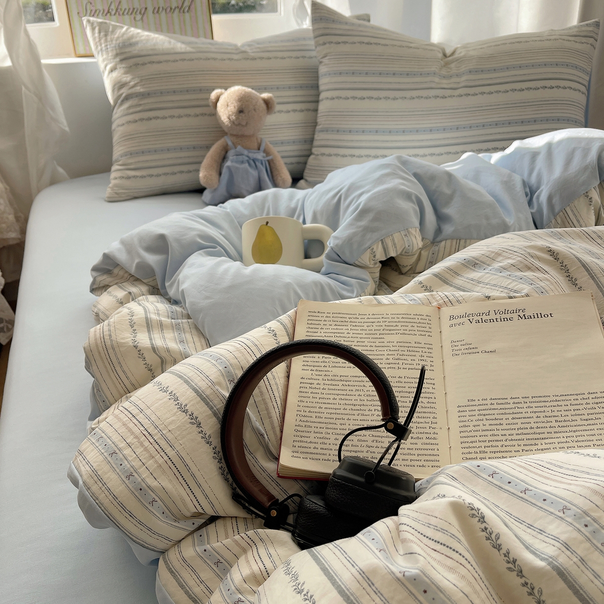 91家纺网 家纺一手货源 找家纺 （总）初夏家纺 2026 古法仿棉水洗棉A类四件套被罩床单三件套床上用品卡通可爱【提供买家秀】