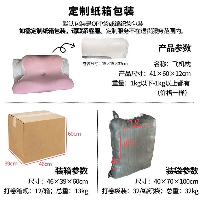 91家纺网 家纺一手货源 找家纺 （总）森一洋记忆棉 2025新款跨境支撑性牛角枕飞机枕碟形枕枕头枕芯（量大价格可谈）