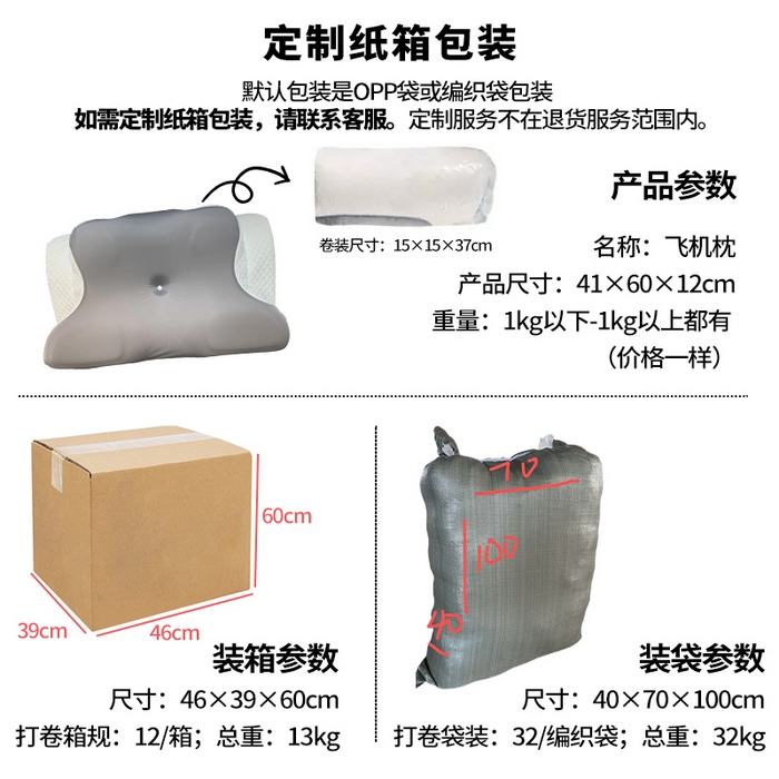 91家纺网 家纺一手货源 找家纺 （总）森一洋记忆棉 2025新款跨境支撑性牛角枕飞机枕碟形枕枕头枕芯（量大价格可谈）