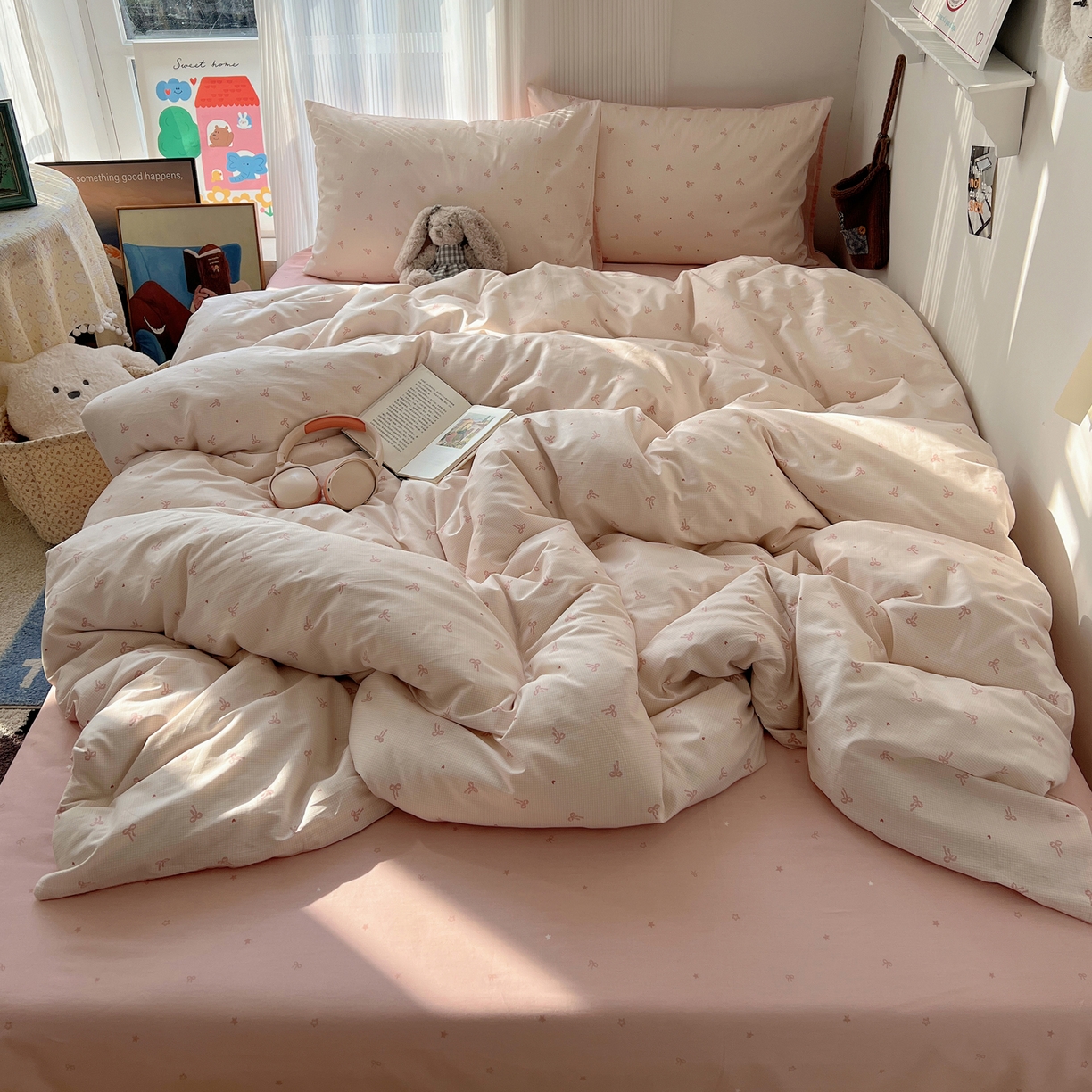 91家纺网 家纺一手货源 找家纺 XIWEN-希文家纺 2024新款全棉印花陶瓷磨毛四件套-第二批 塞纳