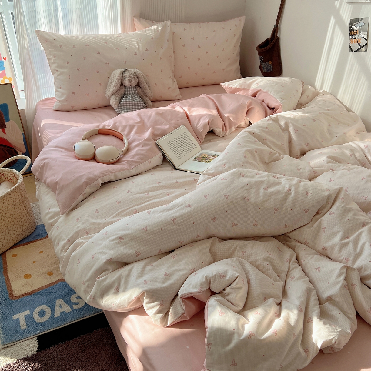 91家纺网 家纺一手货源 找家纺 （总）XIWEN-希文家纺 2026春夏新款40支全棉13372卡通四件套