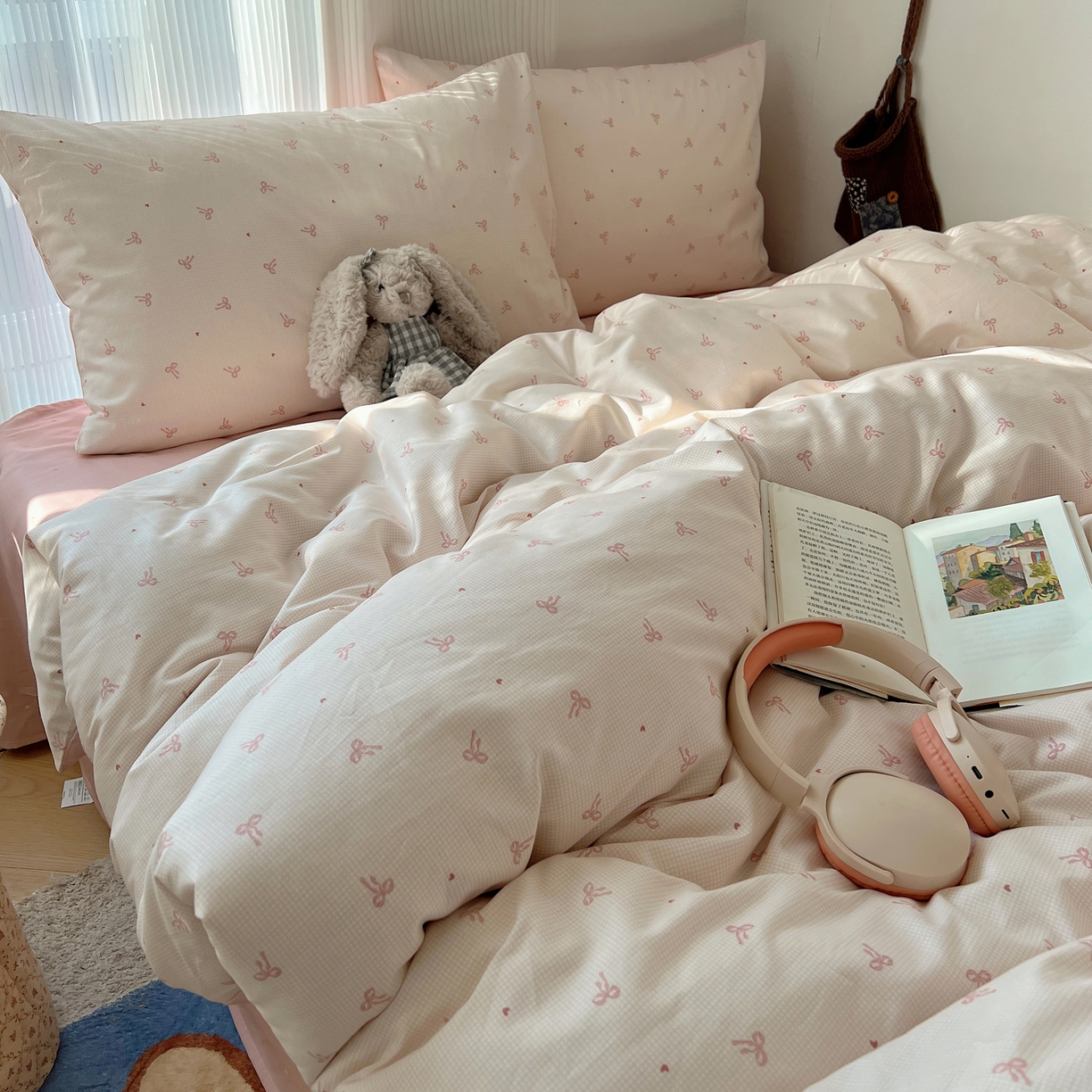 91家纺网 家纺一手货源 找家纺 （总）XIWEN-希文家纺 2026春夏新款40支全棉13372卡通四件套