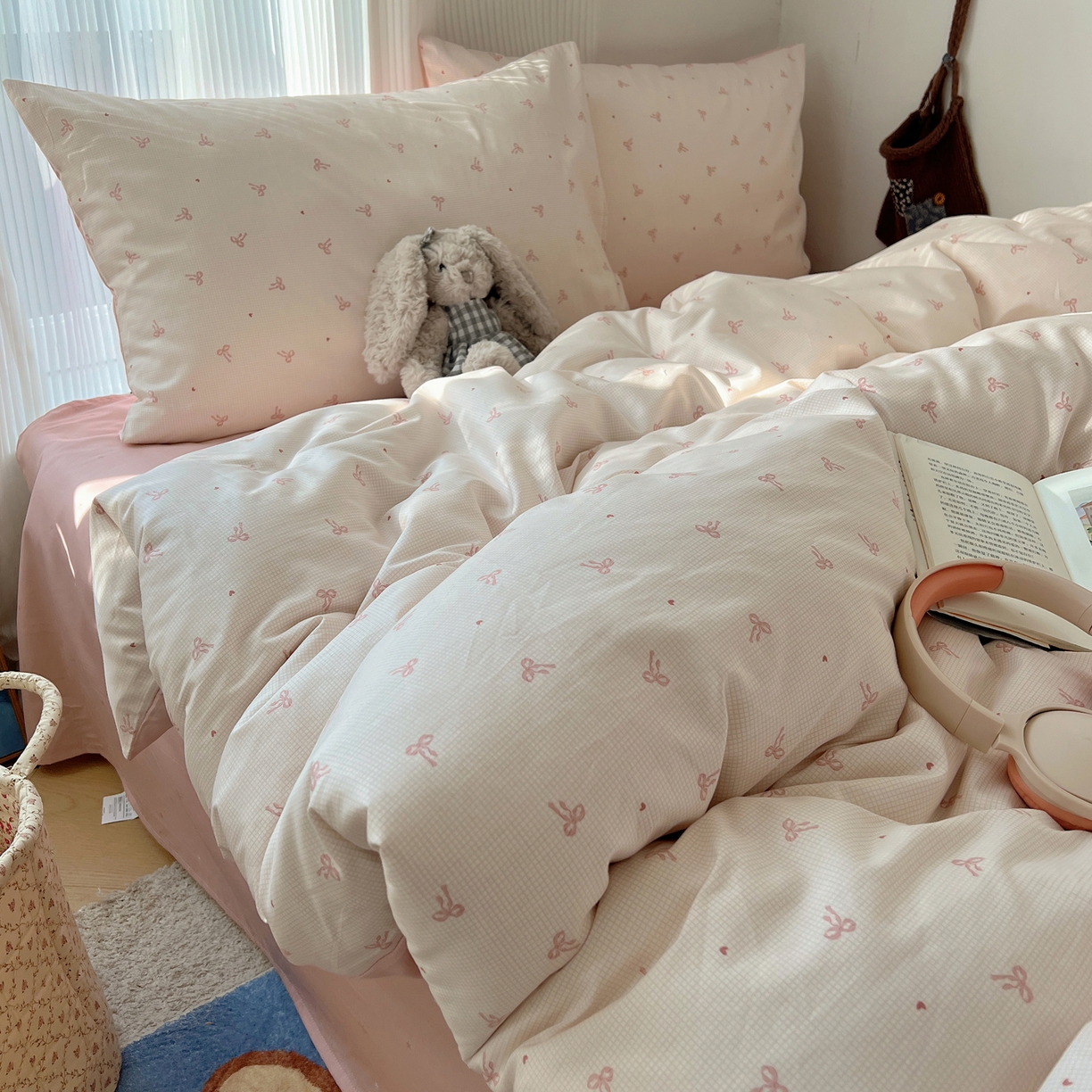 91家纺网 家纺一手货源 找家纺 （总）XIWEN-希文家纺 2026春夏新款40支全棉13372卡通四件套