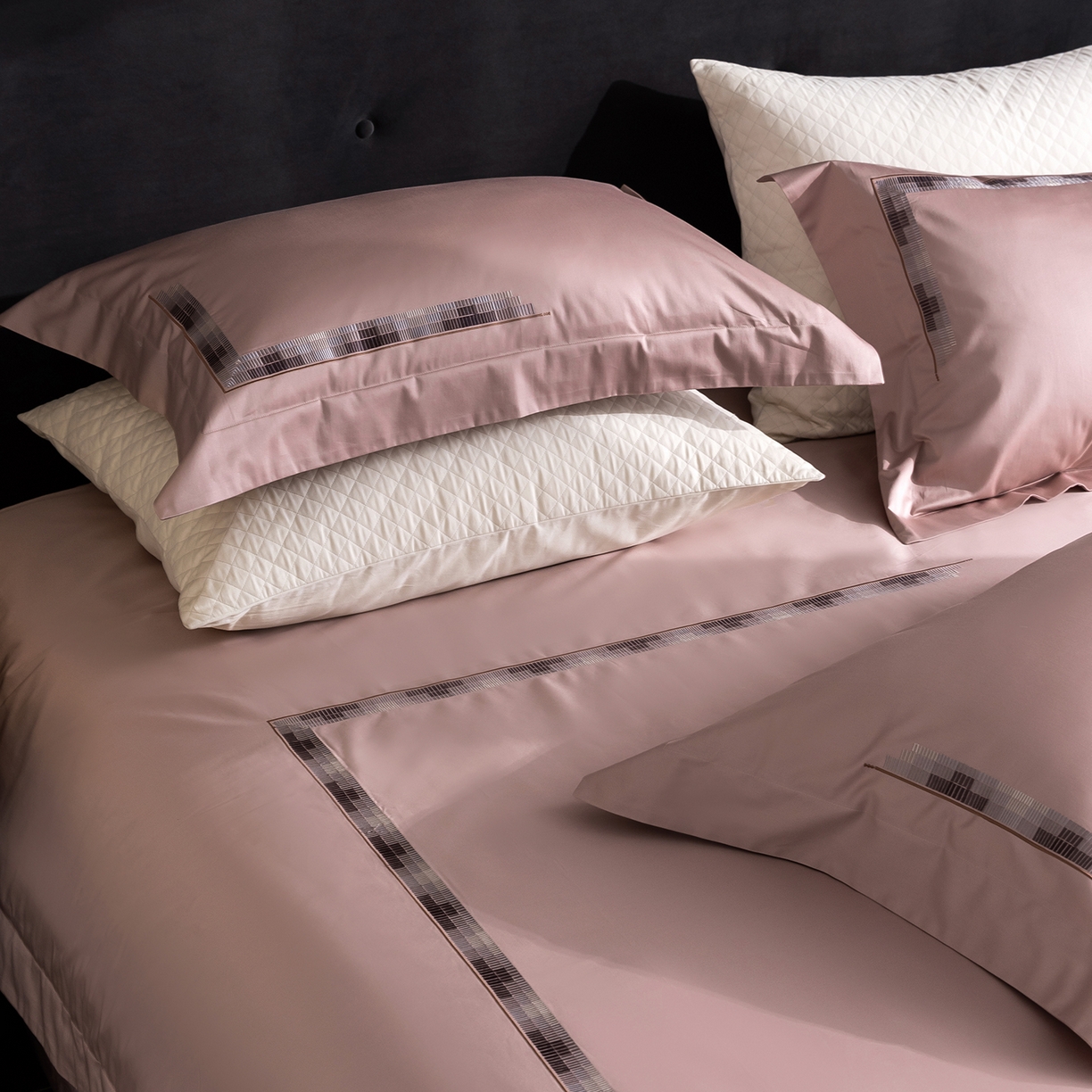 91家纺网 家纺一手货源 找家纺 （总）时亿家居 2026新款100支全棉纯棉绣花四件套-至简逸品系列