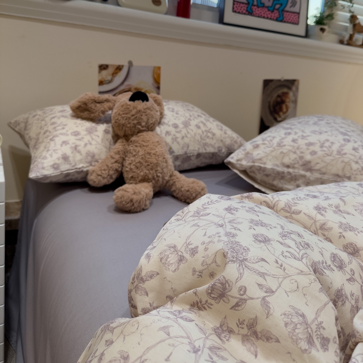 91家纺网 家纺一手货源 找家纺 （总）珺柔家纺 2026新款亲肤舒适棉麻印花四件套