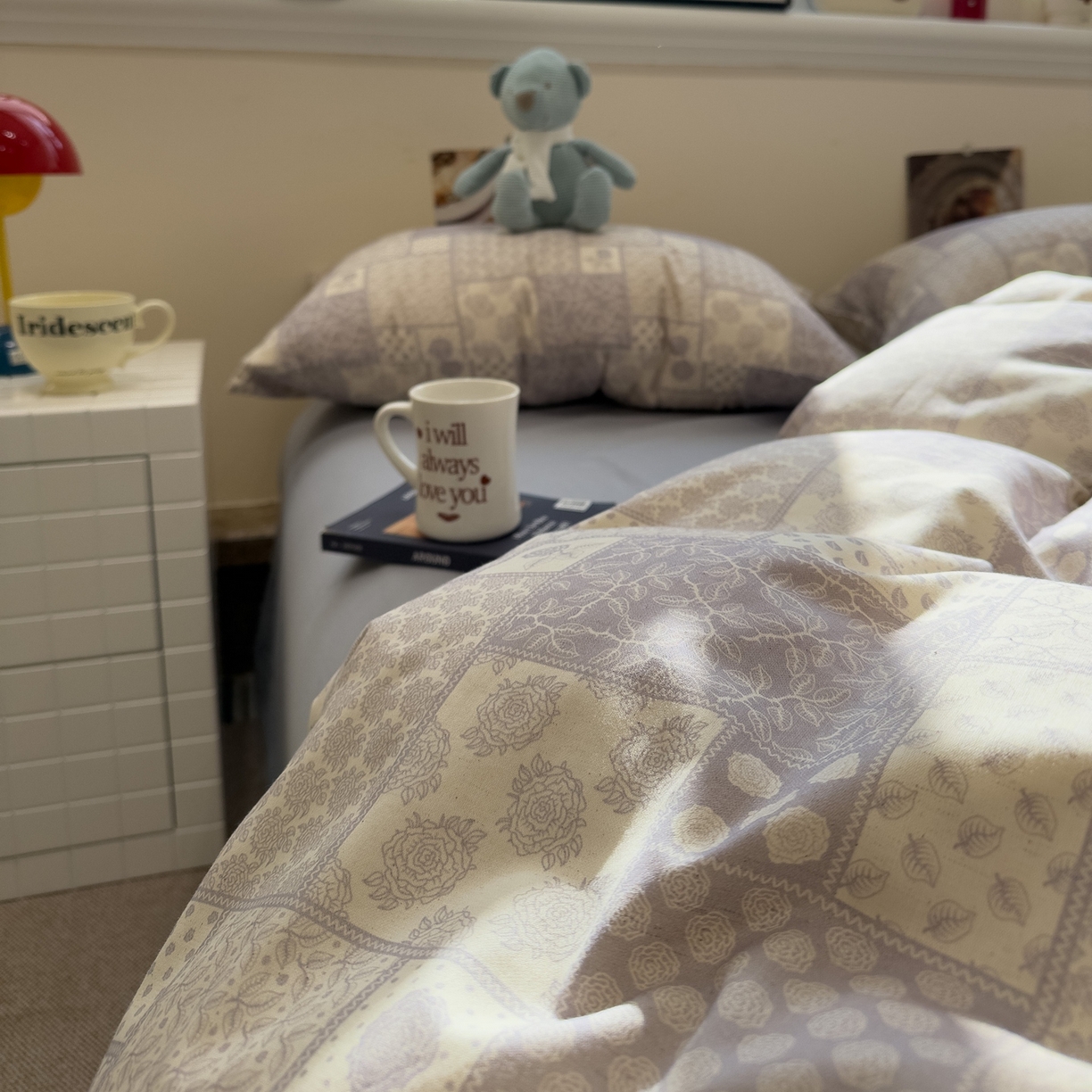 91家纺网 家纺一手货源 找家纺 珺柔家纺 2026新款亲肤舒适棉麻印花四件套 繁花