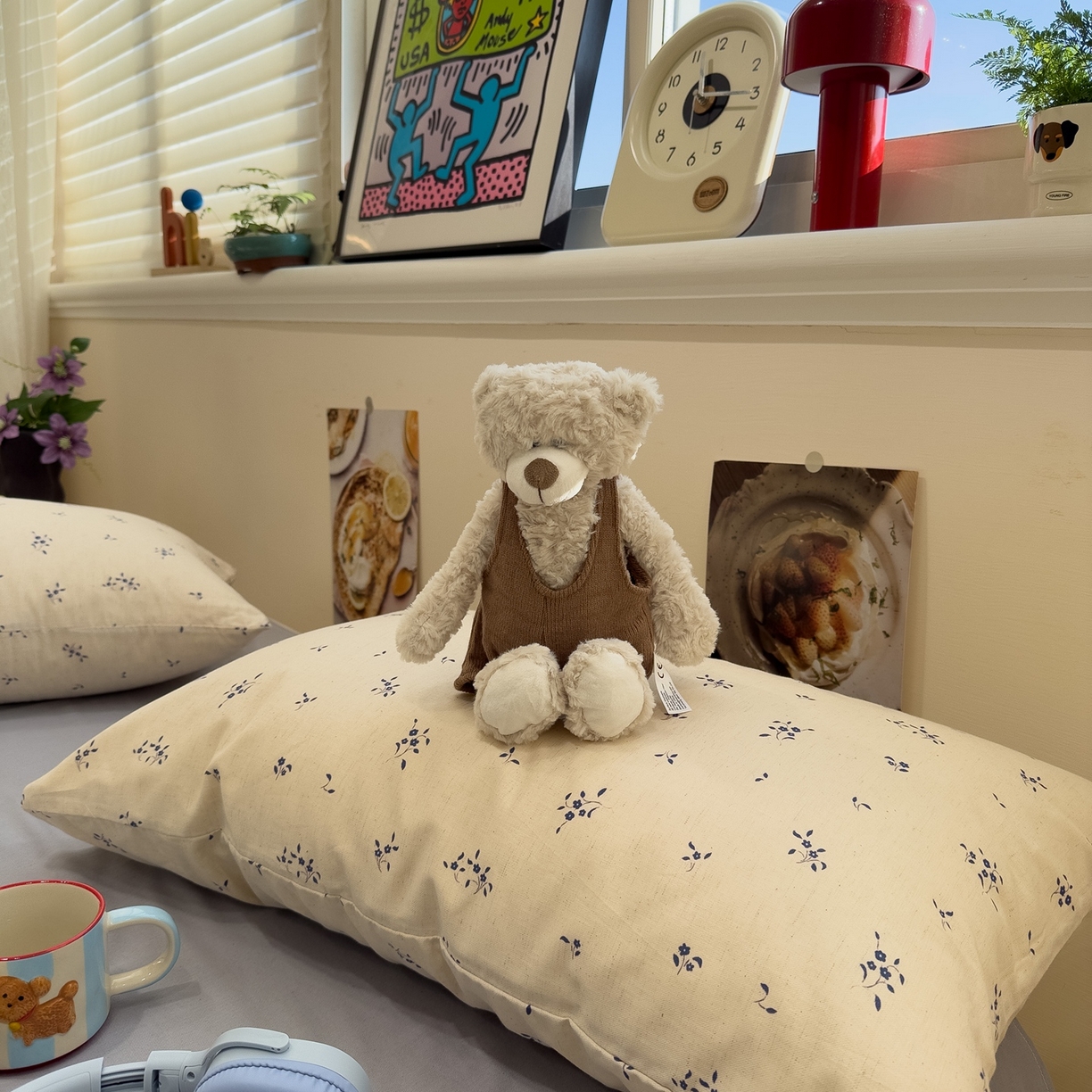 91家纺网 家纺一手货源 找家纺 珺柔家纺 2026新款亲肤舒适棉麻印花四件套 小确幸