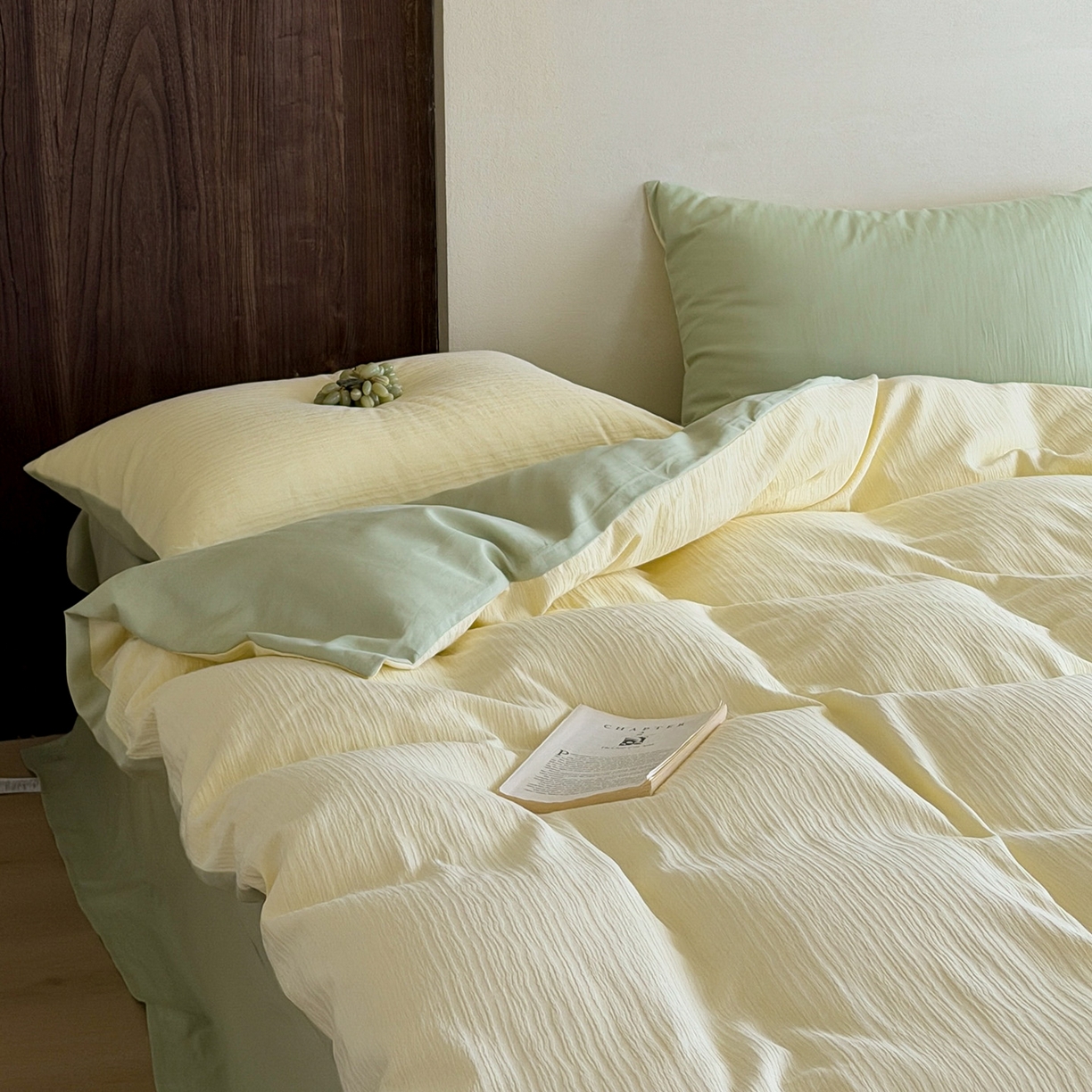 91家纺网 家纺一手货源 找家纺 （总）静家居-简约原创家纺 2026新款奶油叱咤风60s全棉纯棉厚织提花四件套轻屿