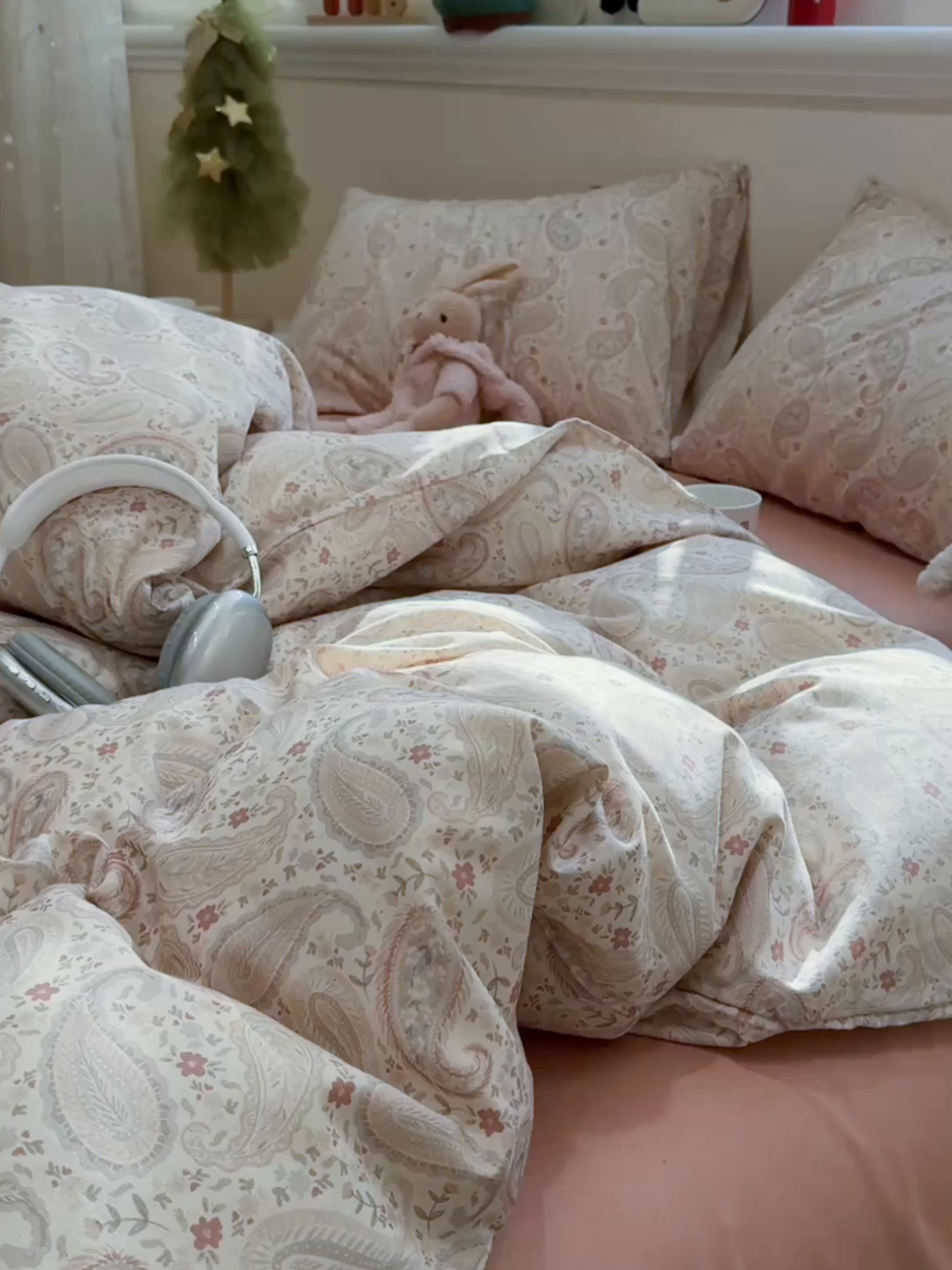 91家纺网 家纺一手货源 找家纺 珺柔家纺 2026新款亲肤舒适棉麻印花四件套 叶之舞