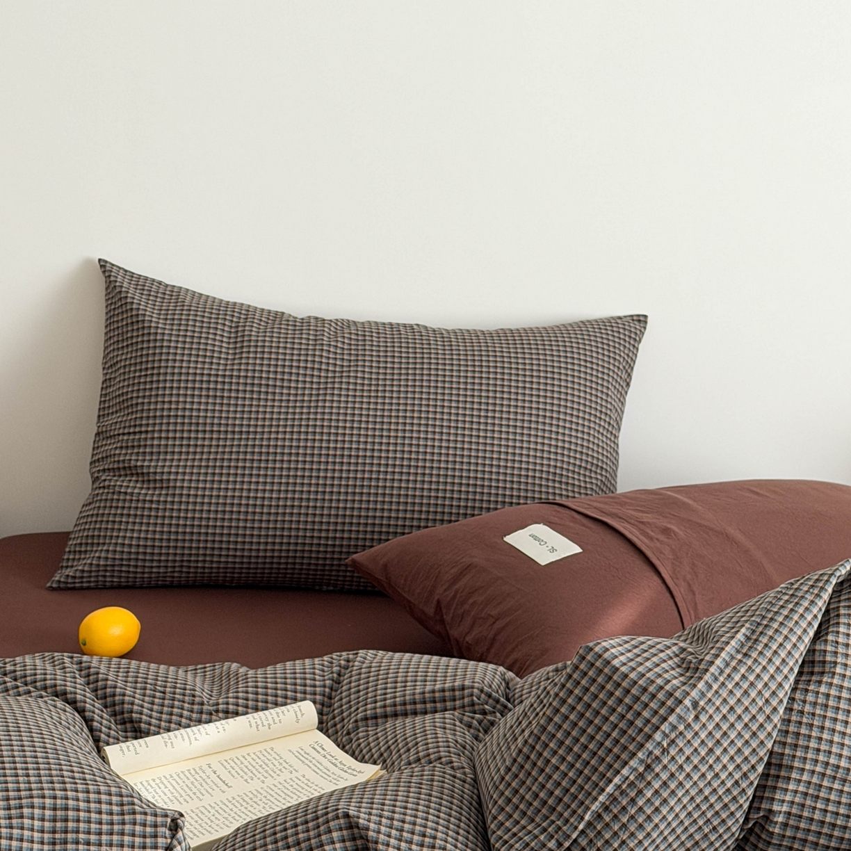 91家纺网 家纺一手货源 找家纺 （总）十里居 2026新款lns博主风全棉纯棉色织水洗棉四件套