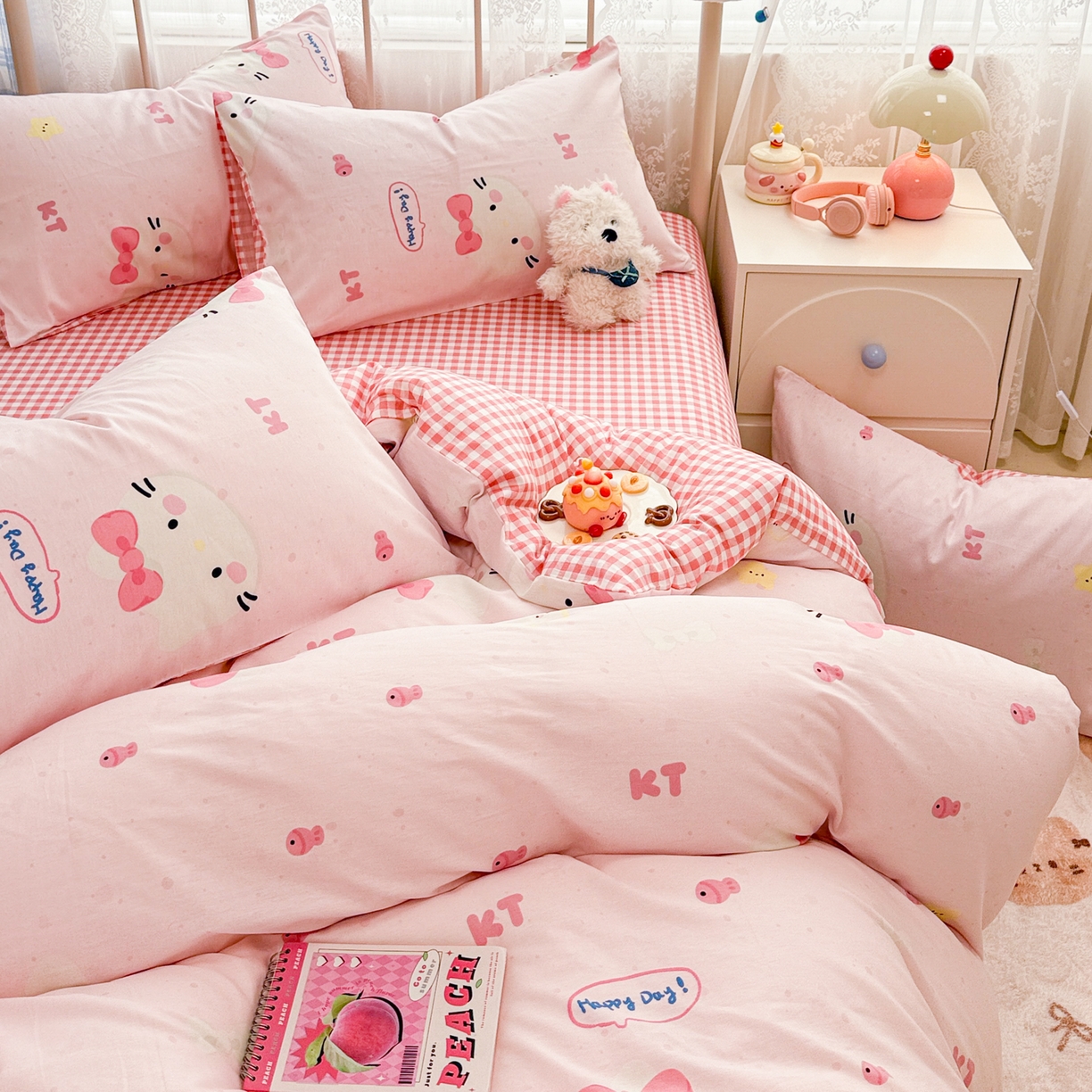 91家纺网 家纺一手货源 找家纺 （总）女子家纺 2026新款12868全棉纯棉斜纹四件套