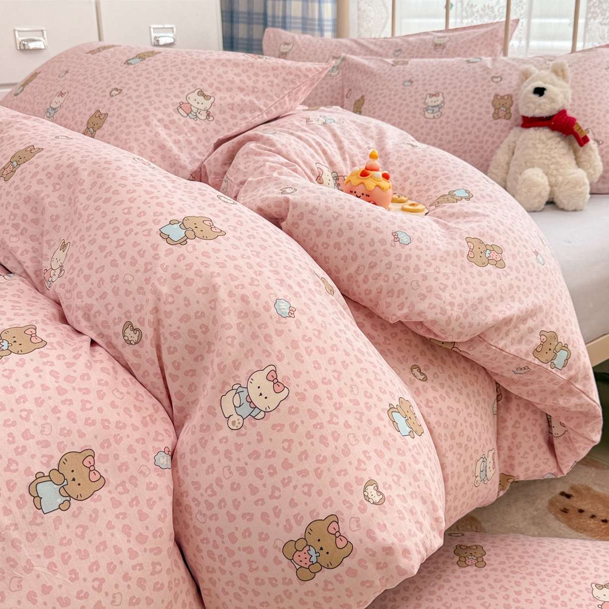 91家纺网 家纺一手货源 找家纺 （总）女子家纺 2026新款12868全棉纯棉斜纹四件套