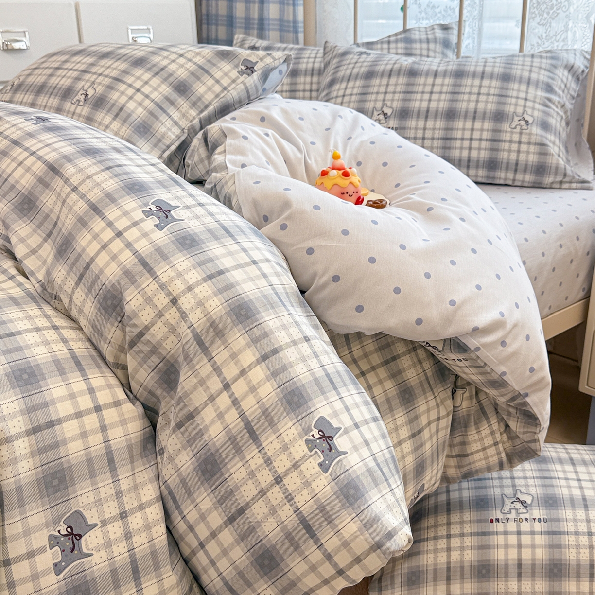 91家纺网 家纺一手货源 找家纺 （总）女子家纺 2026新款12868全棉纯棉斜纹四件套