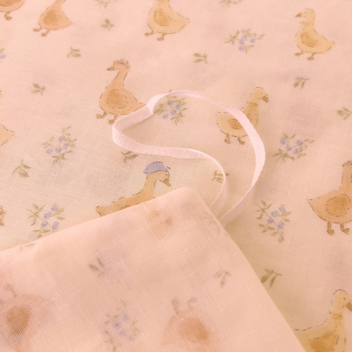 91家纺网 家纺一手货源 找家纺 DoDo 兜兜 2026新款全棉纯棉小温暖双层纱四件套【可定做尺寸】快乐鸭