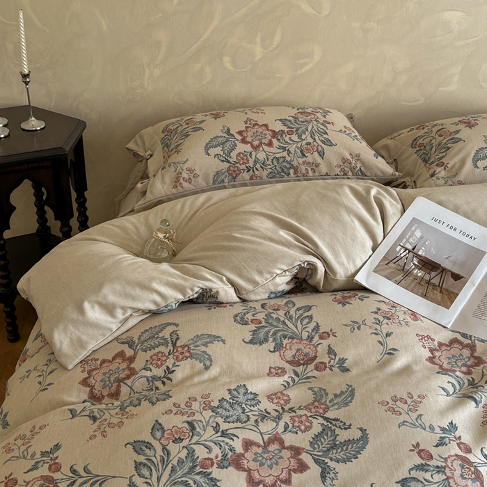 91家纺网 家纺一手货源 找家纺 （总）漫仙阁家纺 2026新款蝴蝶结汉麻四件套