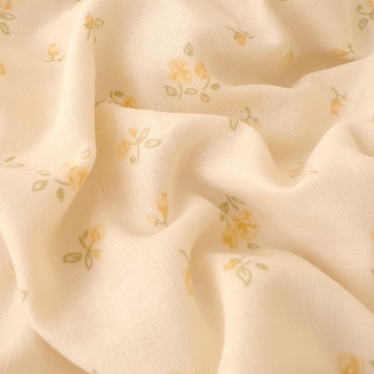 91家纺网 家纺一手货源 找家纺 DoDo 兜兜 2026新款全棉纯棉小温暖双层纱四件套【可定做尺寸】邂逅-黄