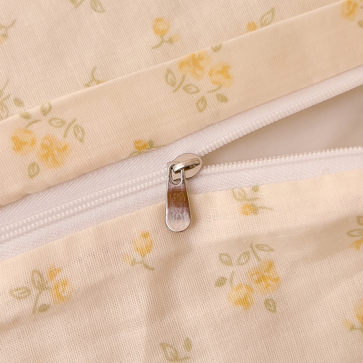 91家纺网 家纺一手货源 找家纺 DoDo 兜兜 2026新款全棉纯棉小温暖双层纱四件套【可定做尺寸】邂逅-黄