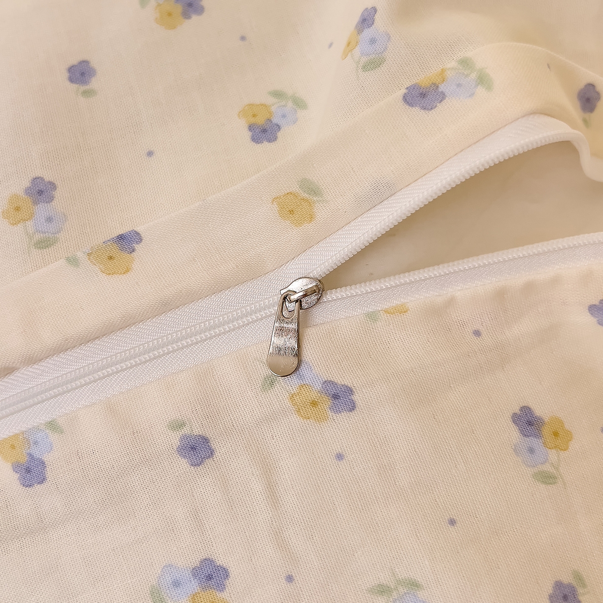 91家纺网 家纺一手货源 找家纺 DoDo 兜兜 2026新款全棉纯棉小温暖双层纱四件套【可定做尺寸】柚香