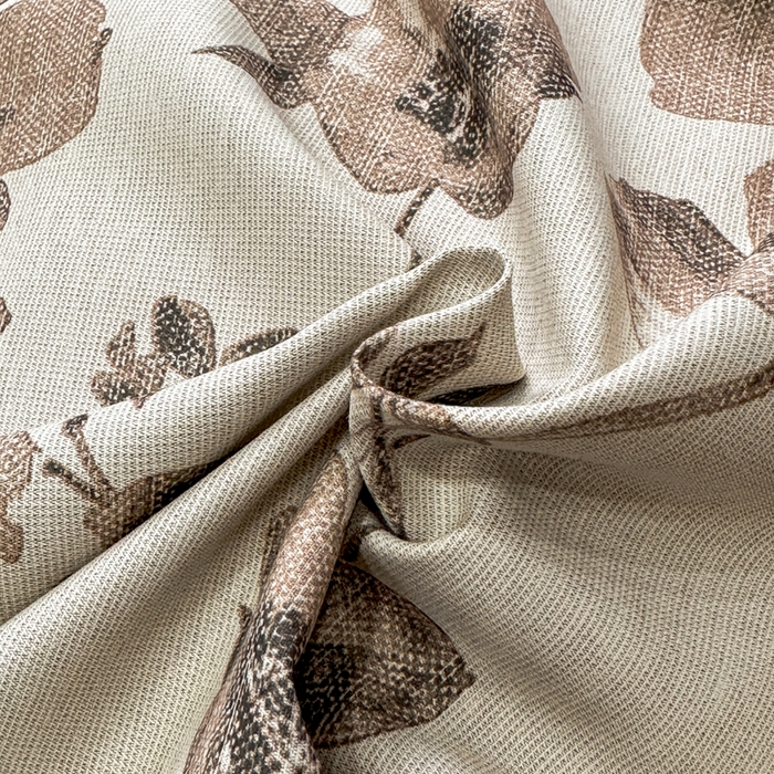 91家纺网 家纺一手货源 找家纺 漫仙阁家纺 2026新款流苏亚麻四件套 与花时-咖