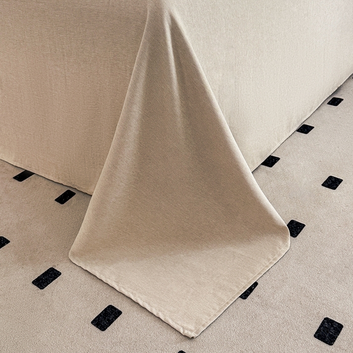 91家纺网 家纺一手货源 找家纺 漫仙阁家纺 2026新款流苏亚麻四件套 纸月