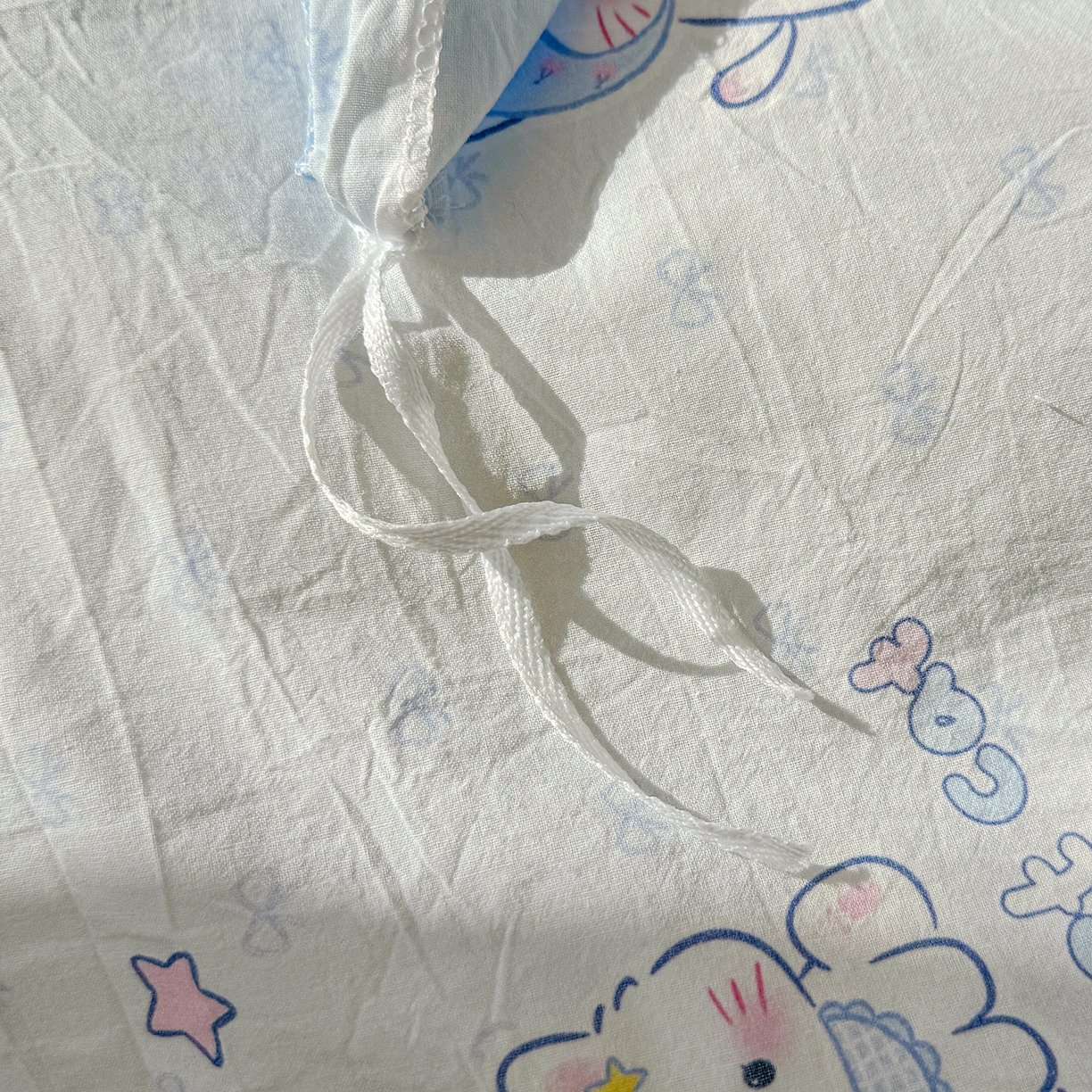 91家纺网 家纺一手货源 找家纺 颜选 2026新款仿棉105克加厚水洗棉四件套-有买家秀 星云奶芙猫