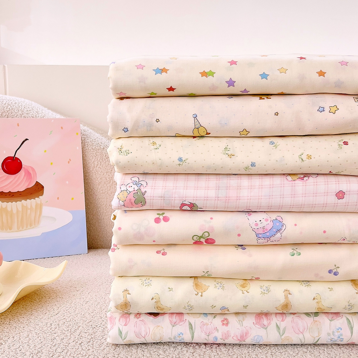 91家纺网 家纺一手货源 找家纺 （总）DoDo 兜兜 2026新款全棉纯棉小温暖双层纱单被套单品被套被套单件（可定做尺寸）