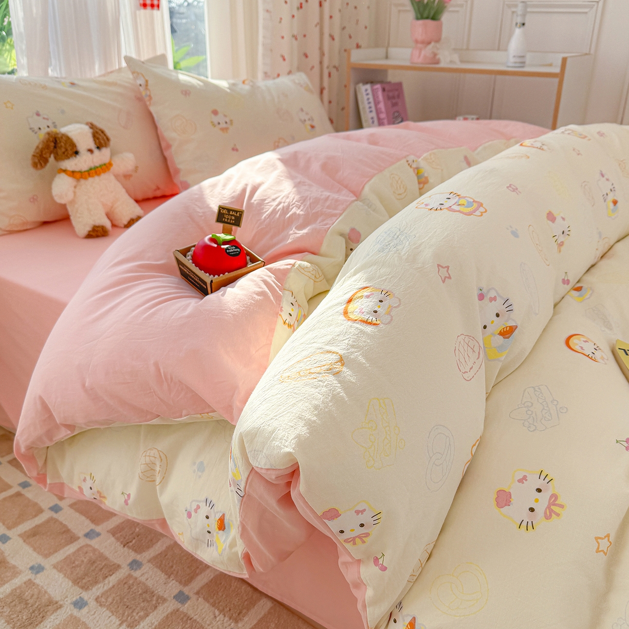 颜选 2026新款仿棉105克加厚水洗棉四件套-有买家秀 喵喵时光