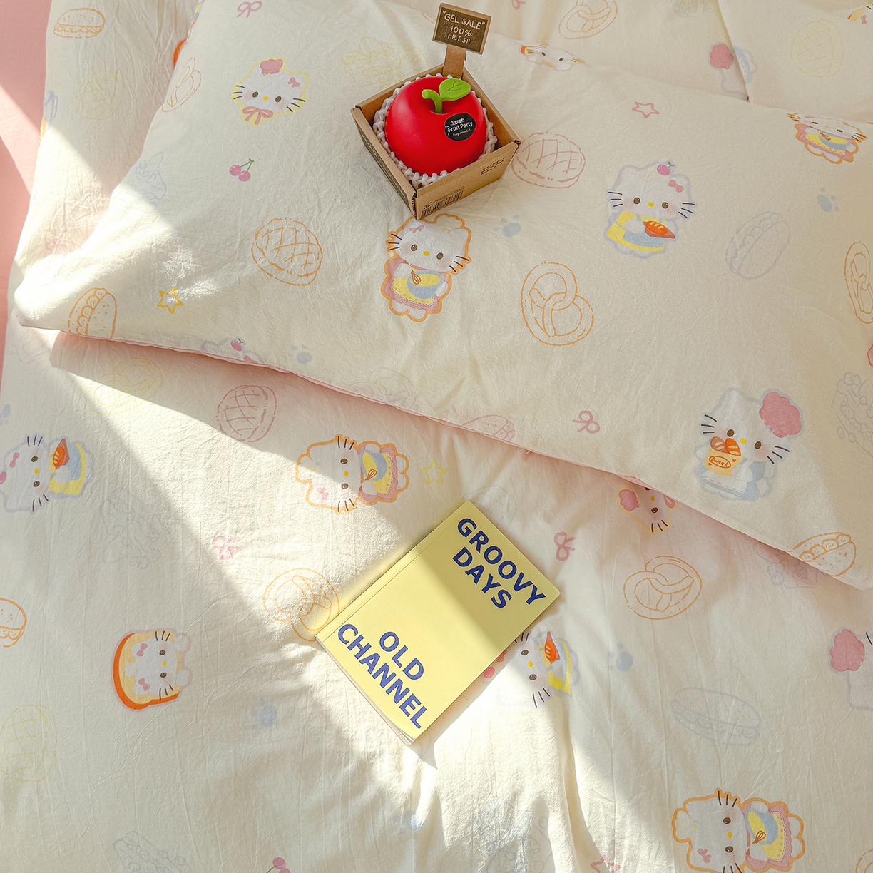 91家纺网 家纺一手货源 找家纺 颜选 2026新款仿棉105克加厚水洗棉四件套-有买家秀 喵喵时光